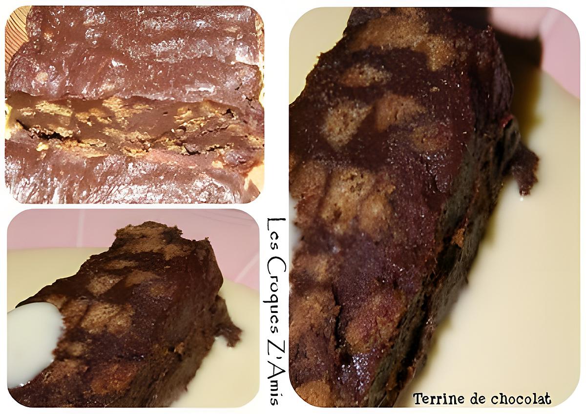 recette Terrine de chocolat