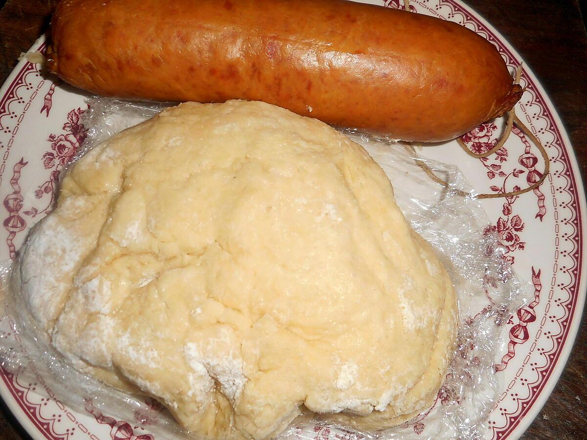 recette Saucisse de morteau en brioche