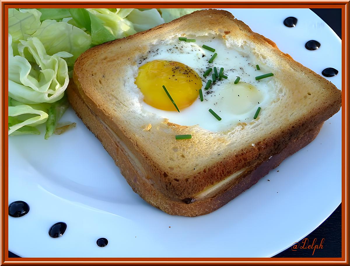 recette Croque saumon oeuf