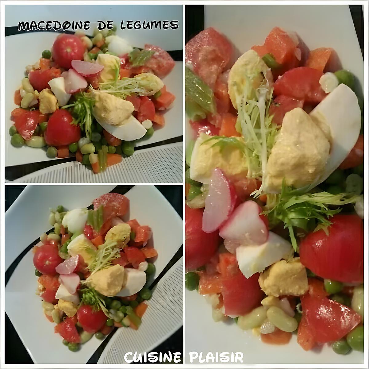 recette Macédoine de légumes