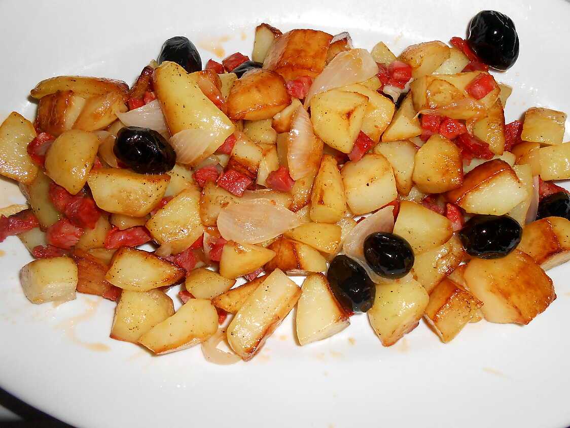 Recette de POMMES DE TERRE AU CHORIZO
