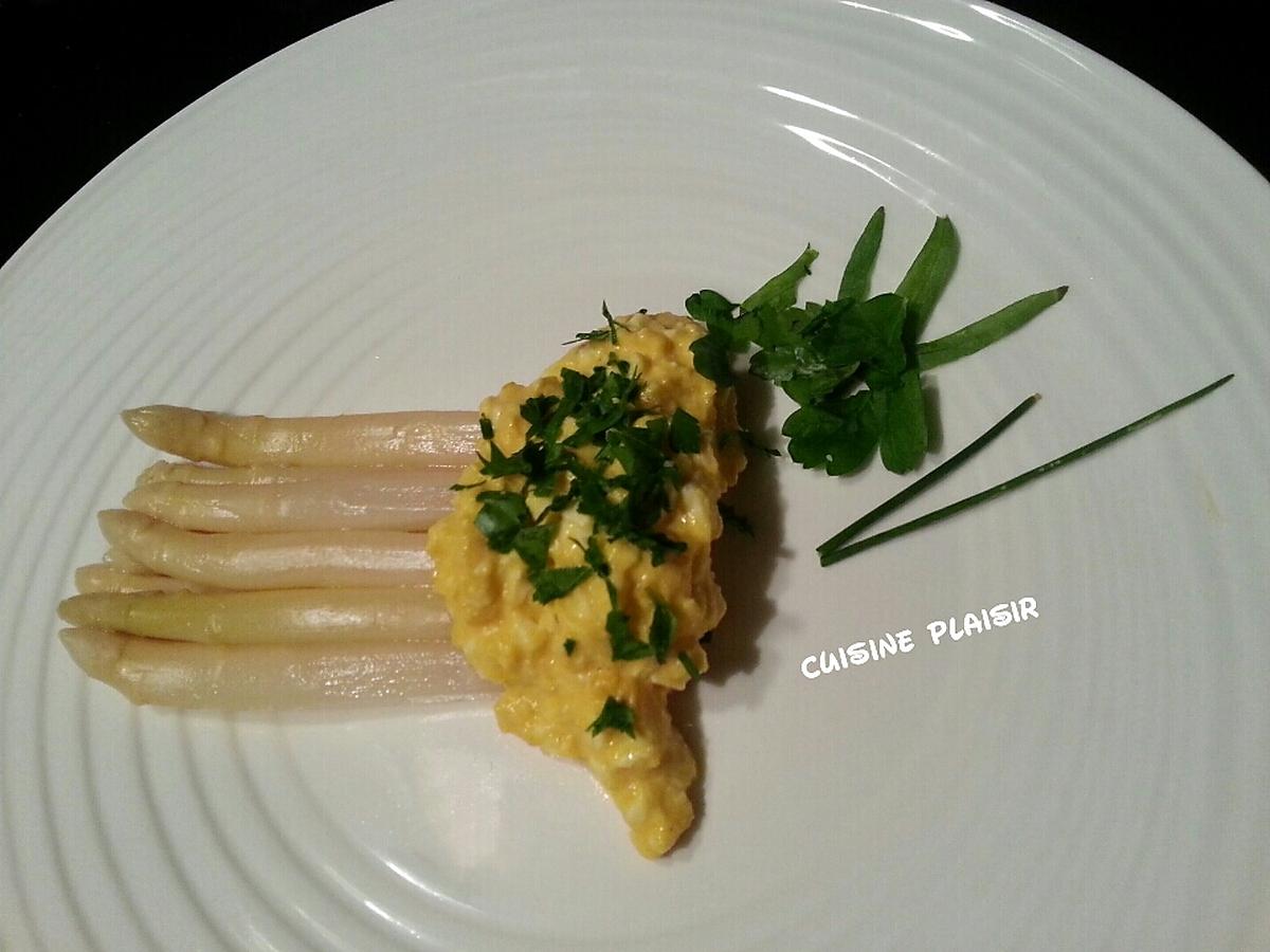 recette Asperges à la flamande