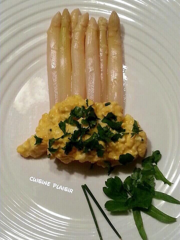 recette Asperges à la flamande