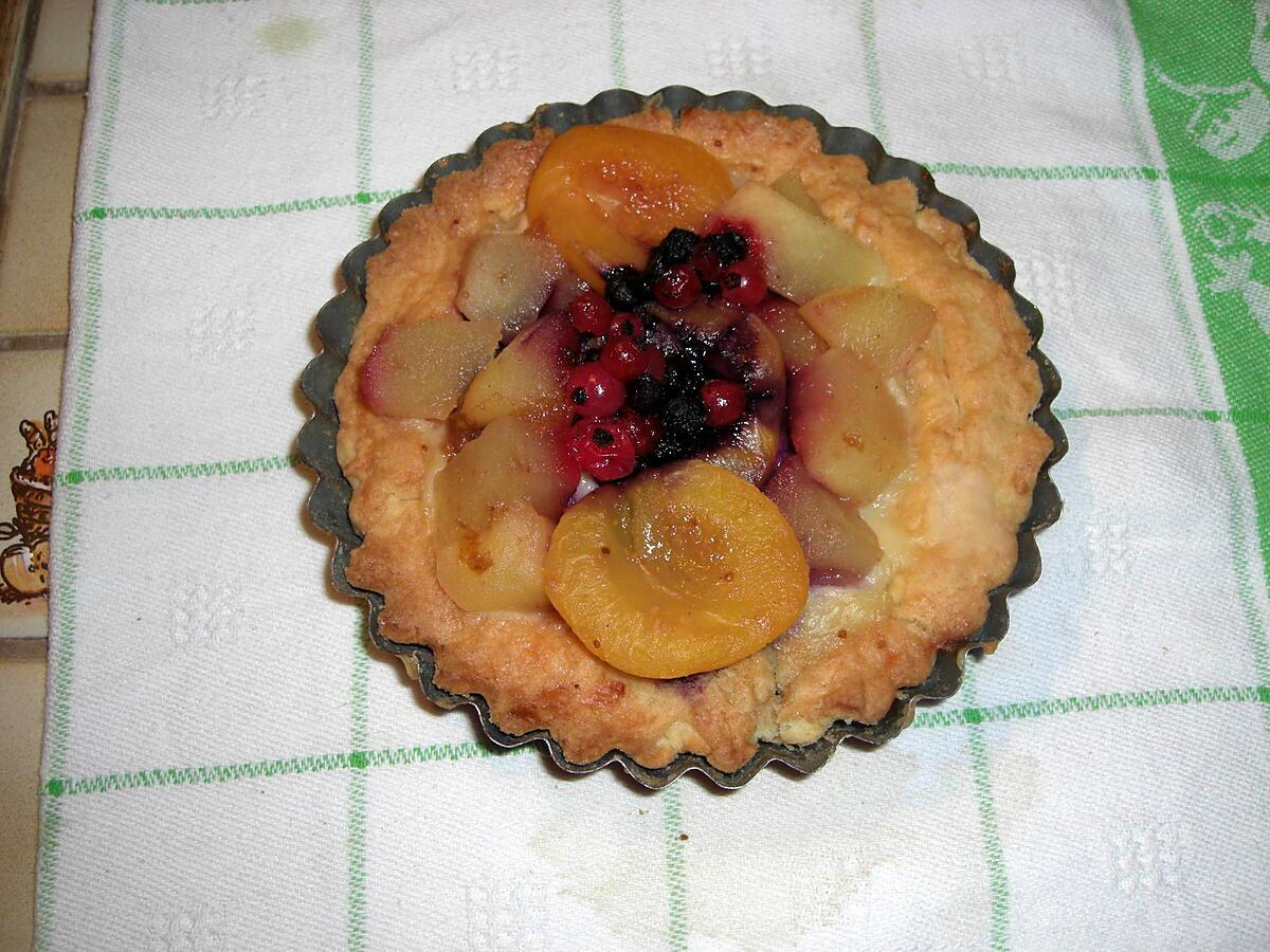 recette Tartelette aux fruits