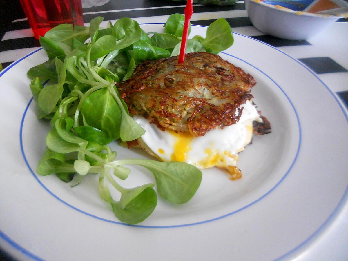 recette Croque röstis