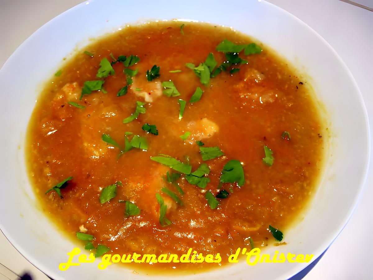 recette Soupe thaïe aux crevettes