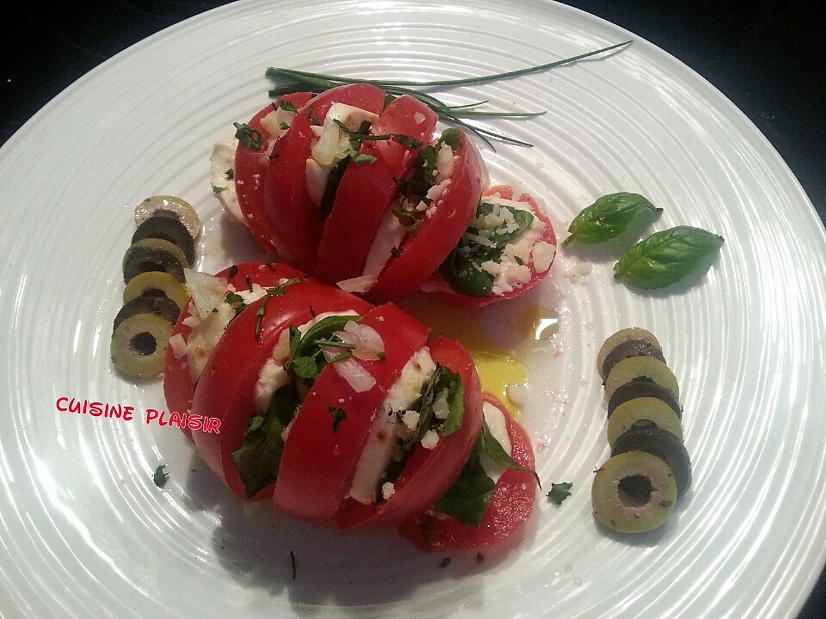 recette Tomates mozzarella