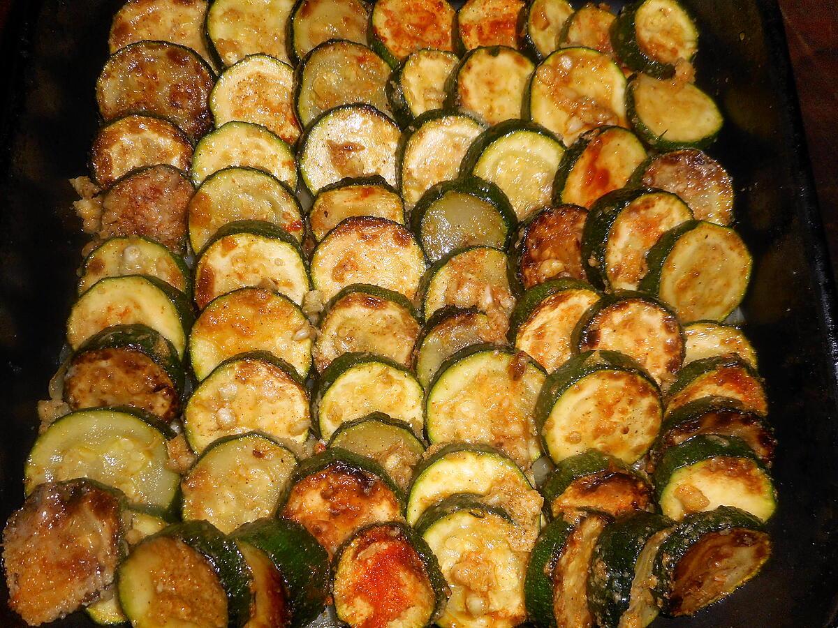 recette Gratin de courgettes parmigiano