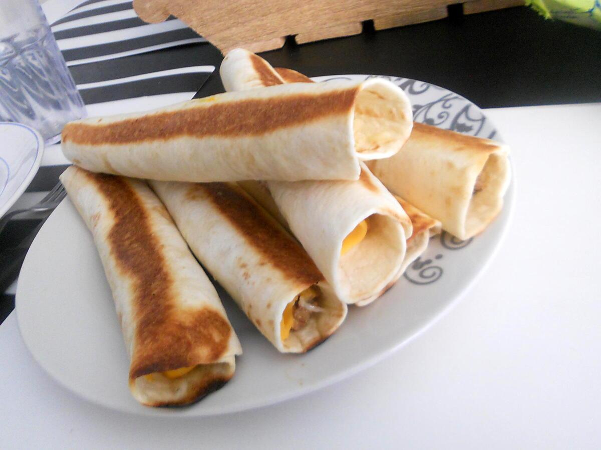 recette Taquitos viande haché crème fromage