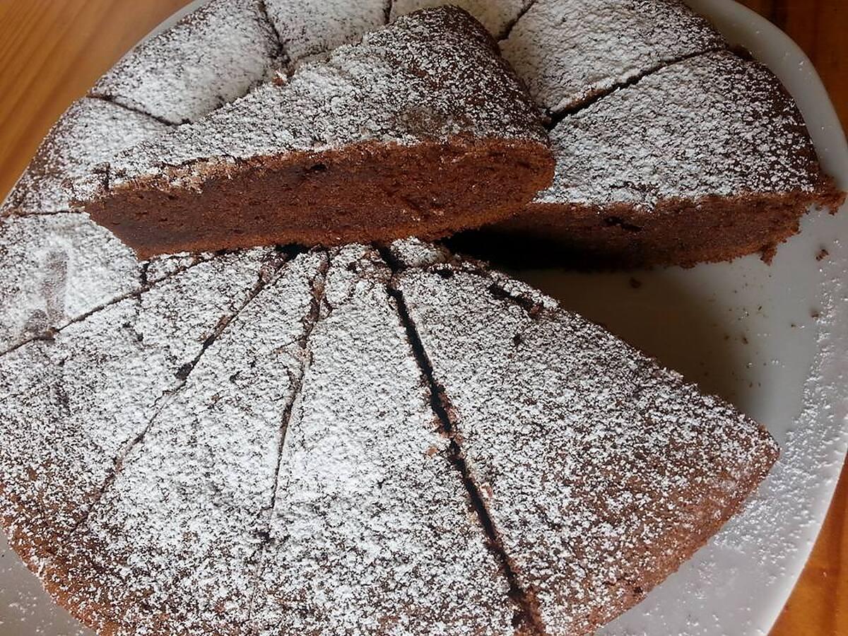 recette Moelleux chocolat et crème de marron