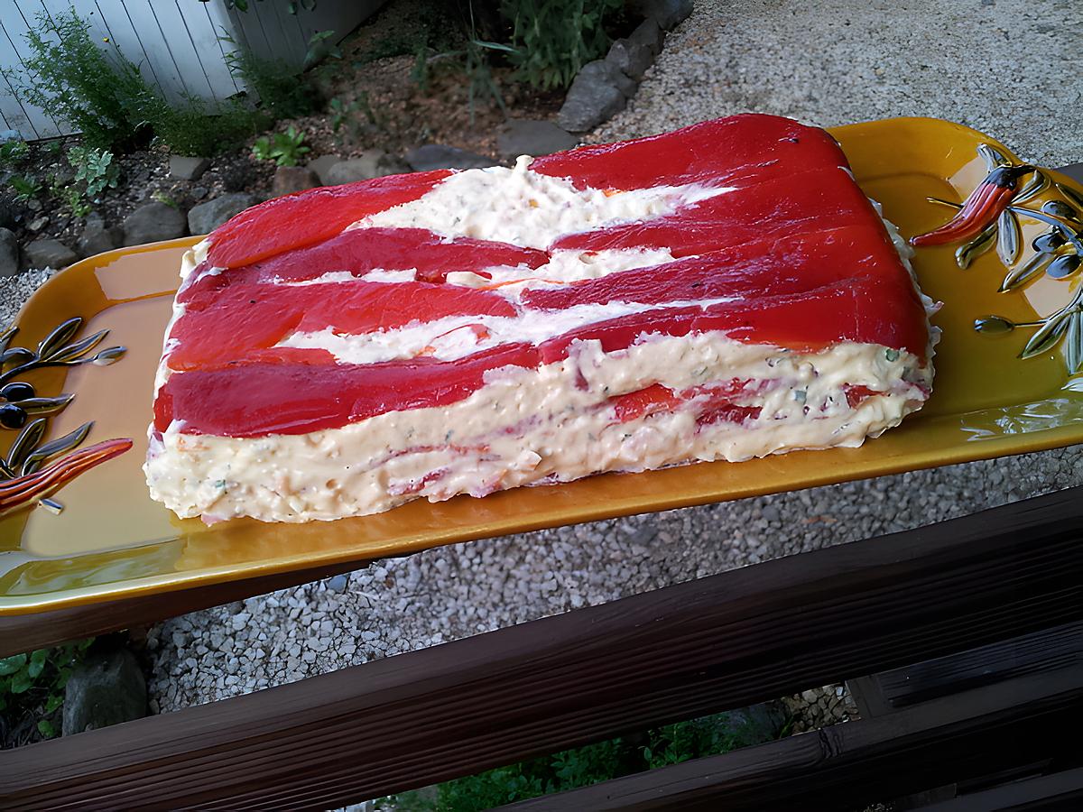 recette Terrine au poivron et surimi de ma Mamie et Maman