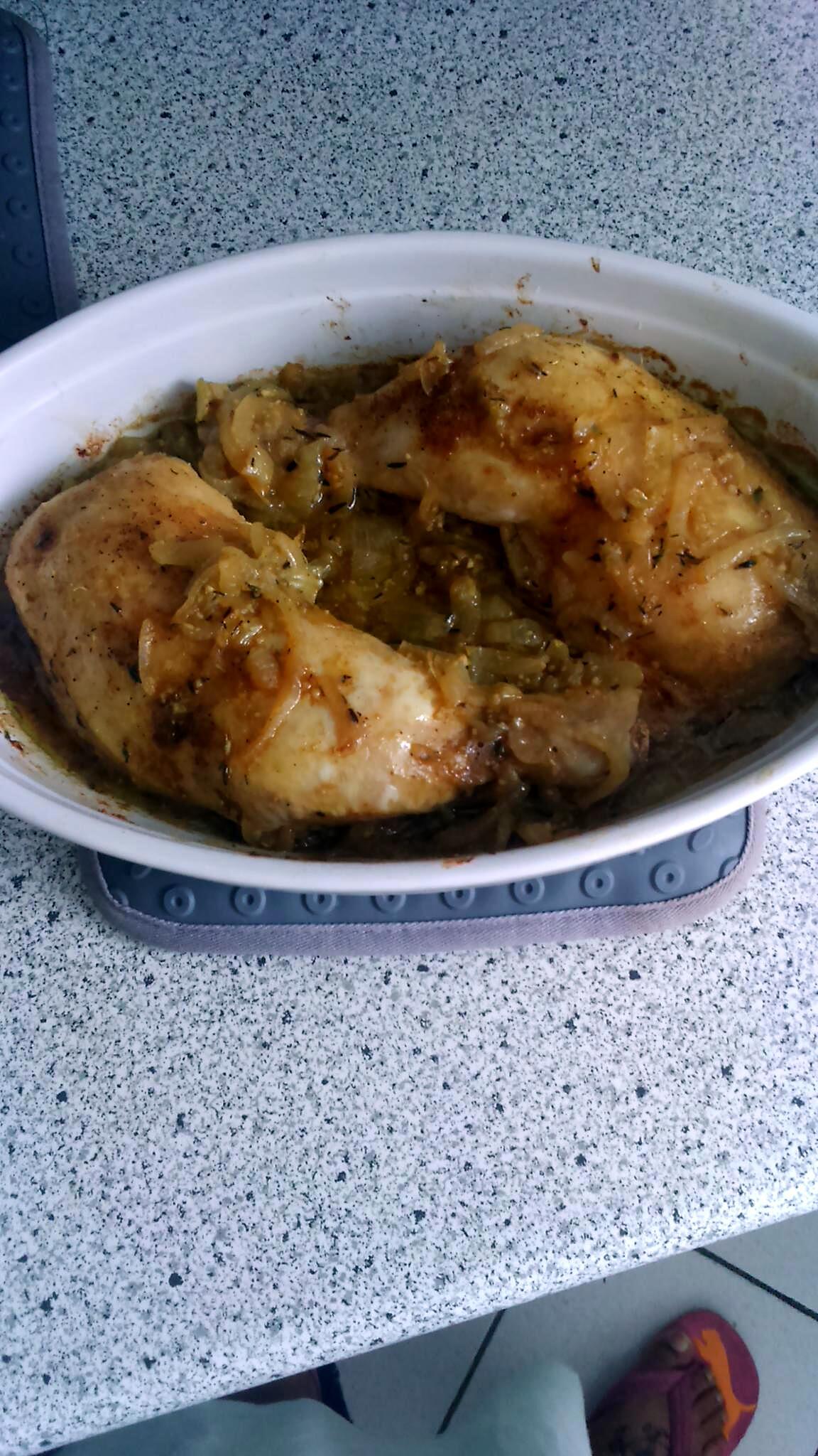 recette Cuisse de poulet au four