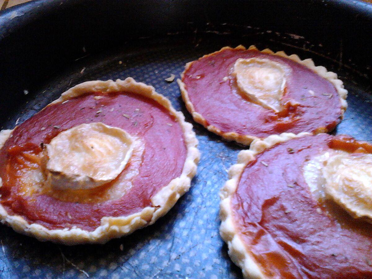 recette tarte tomates, chevre, herbes de provence express