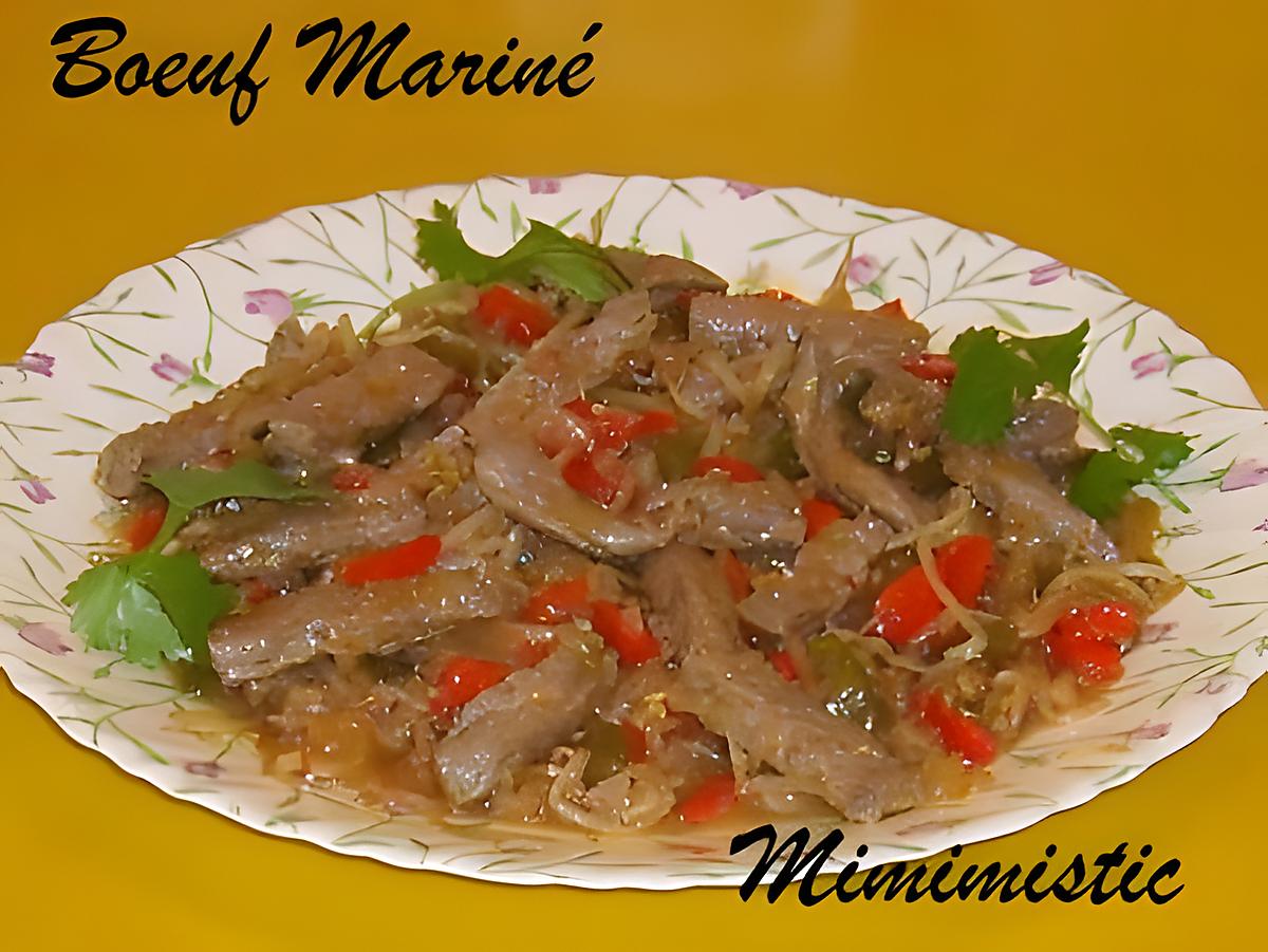 recette Boeuf mariné