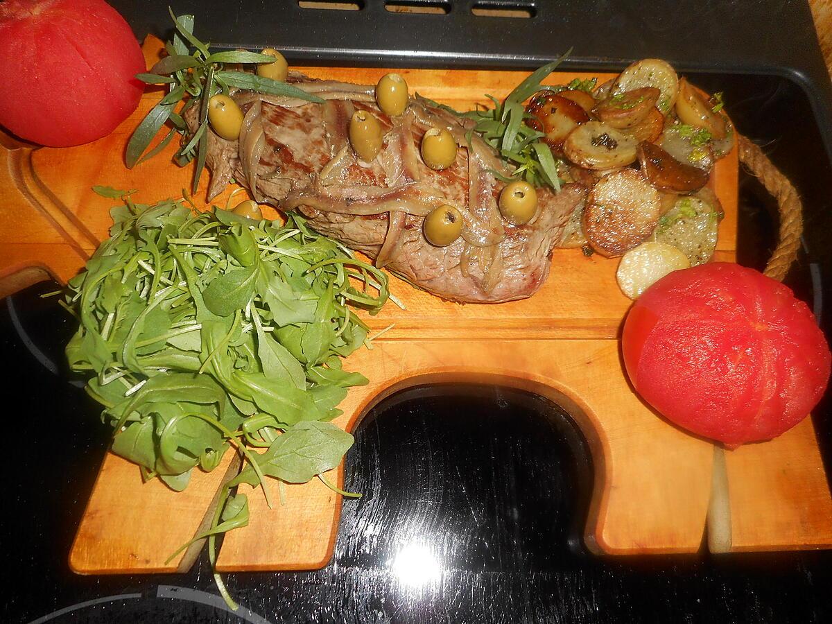 recette Steak mirabeau