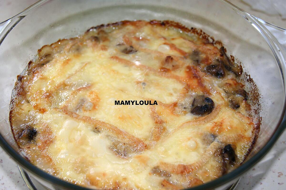 recette Gratin de poulet au maroilles