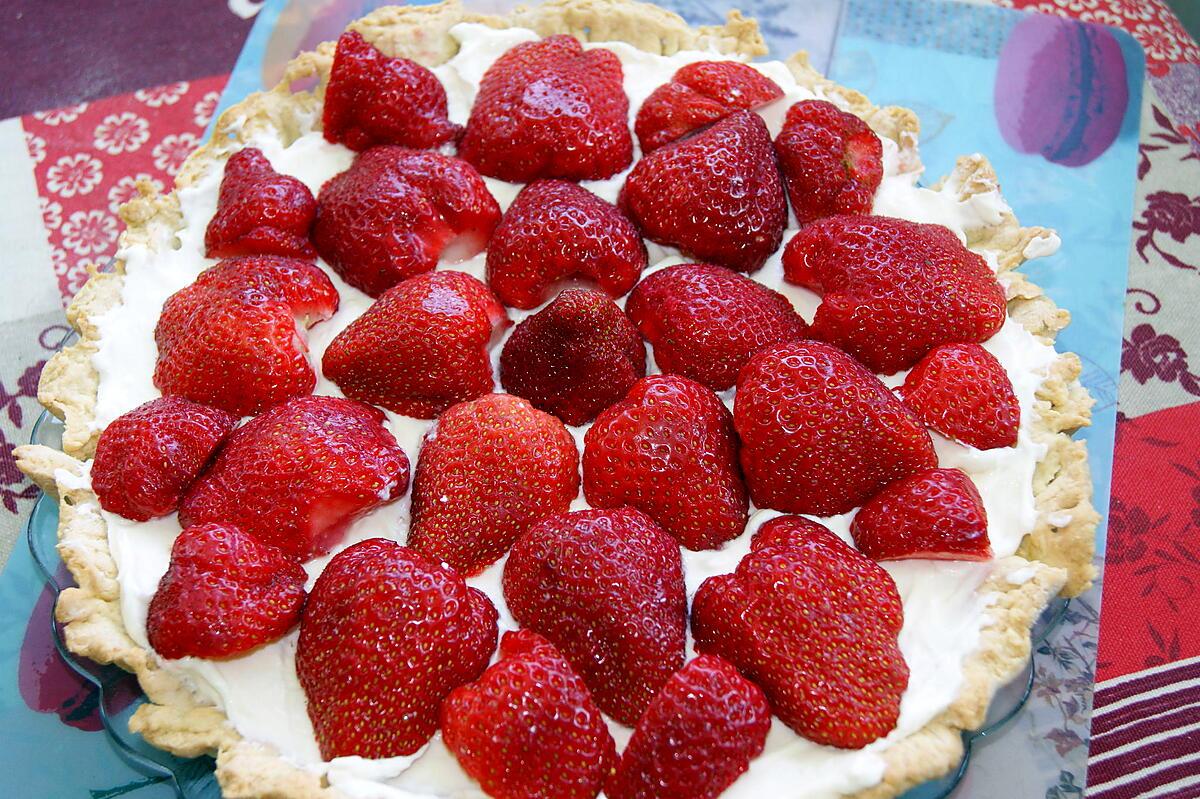 recette Tarte aux fraises bourgeoise