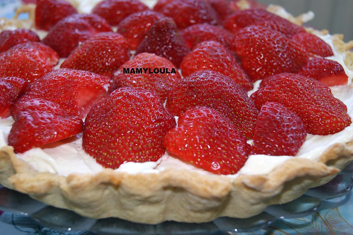 recette Tarte aux fraises bourgeoise