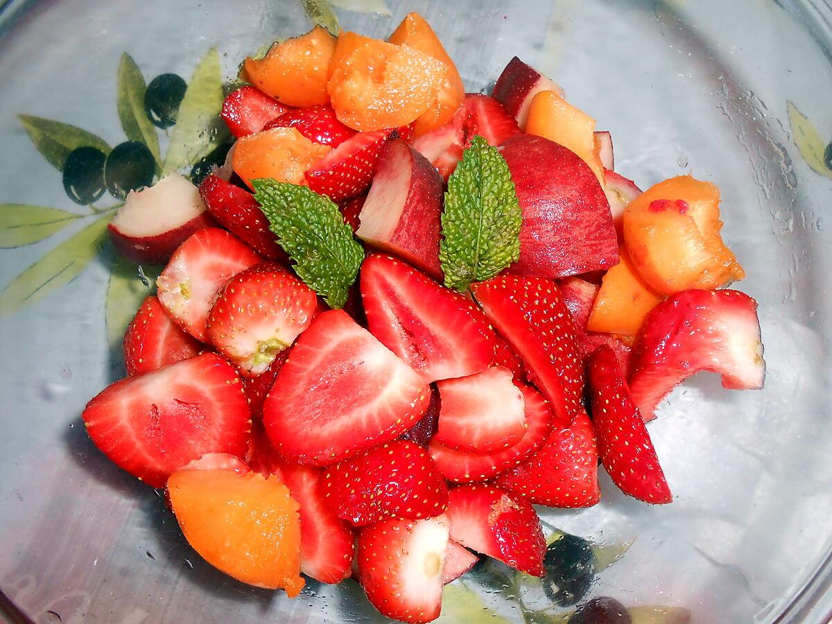 recette SALADE DE FRUITS FRAIS