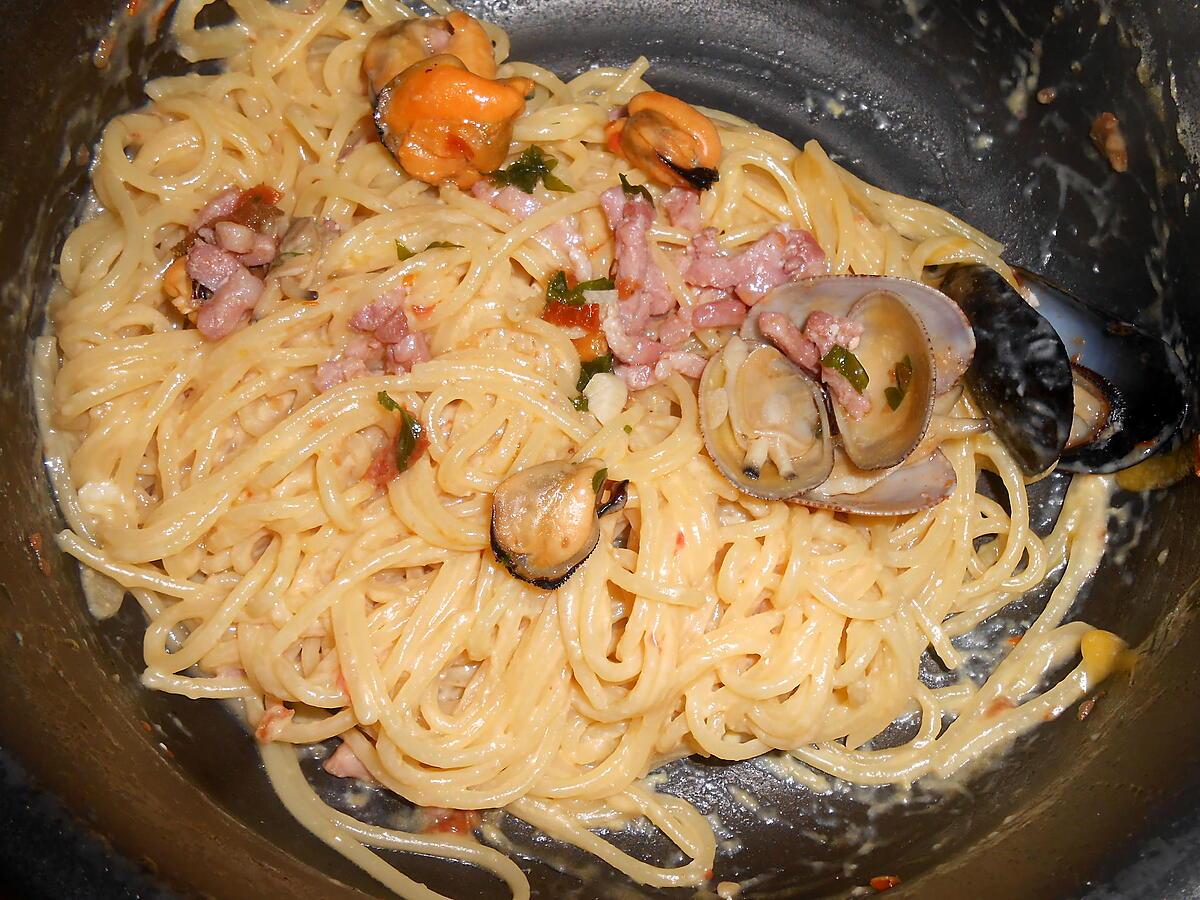 recette CARBONARA DI MARE