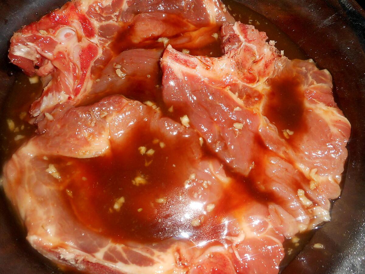 recette Cotes de porc a l aigre douce