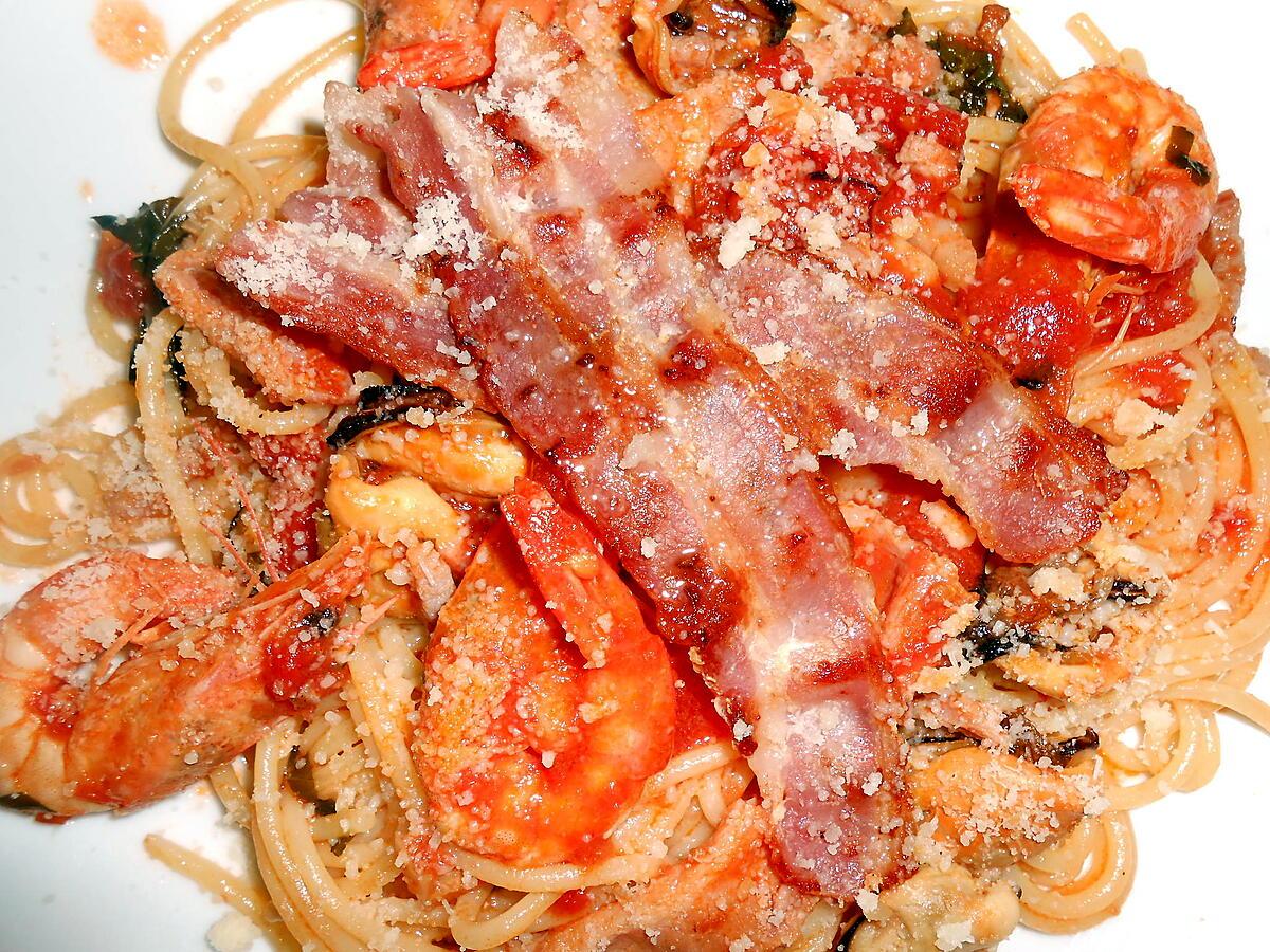 recette AMATRICIANA DI MARE