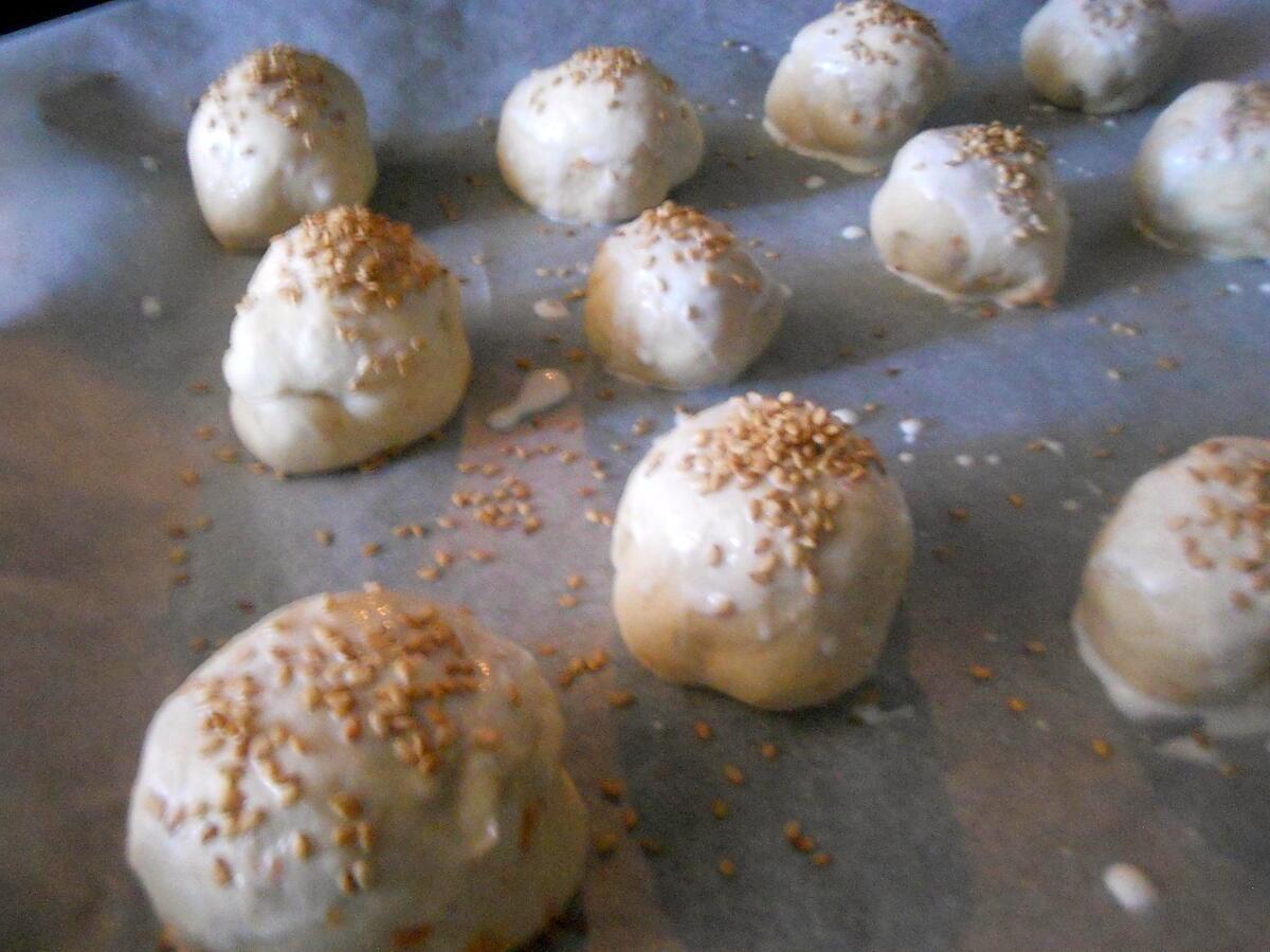 recette Minis buns a la viande cœur chèvre