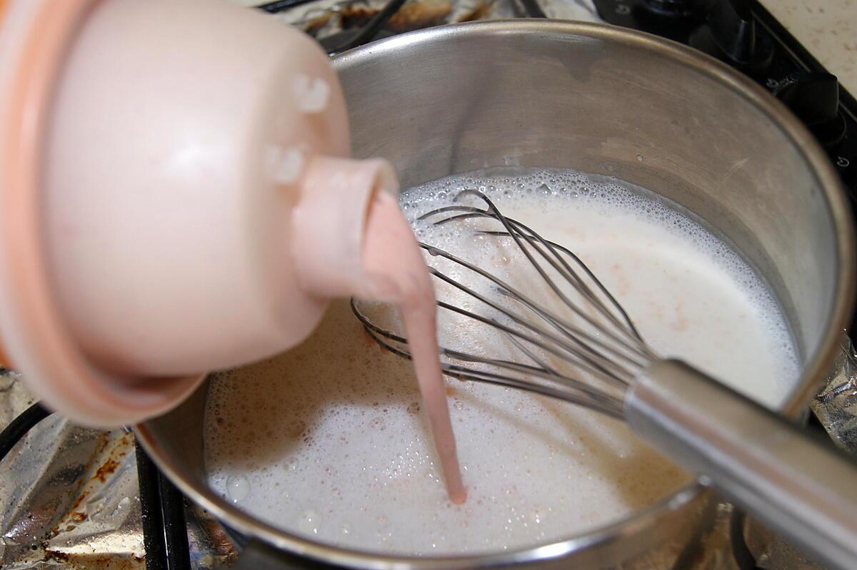 recette Crème à la fraise