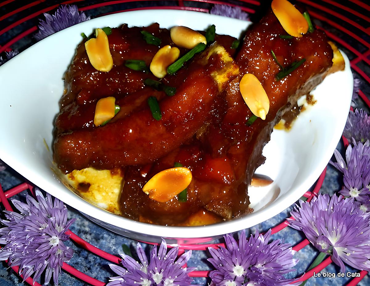 recette "Ribs" travers de Porc au Caramel