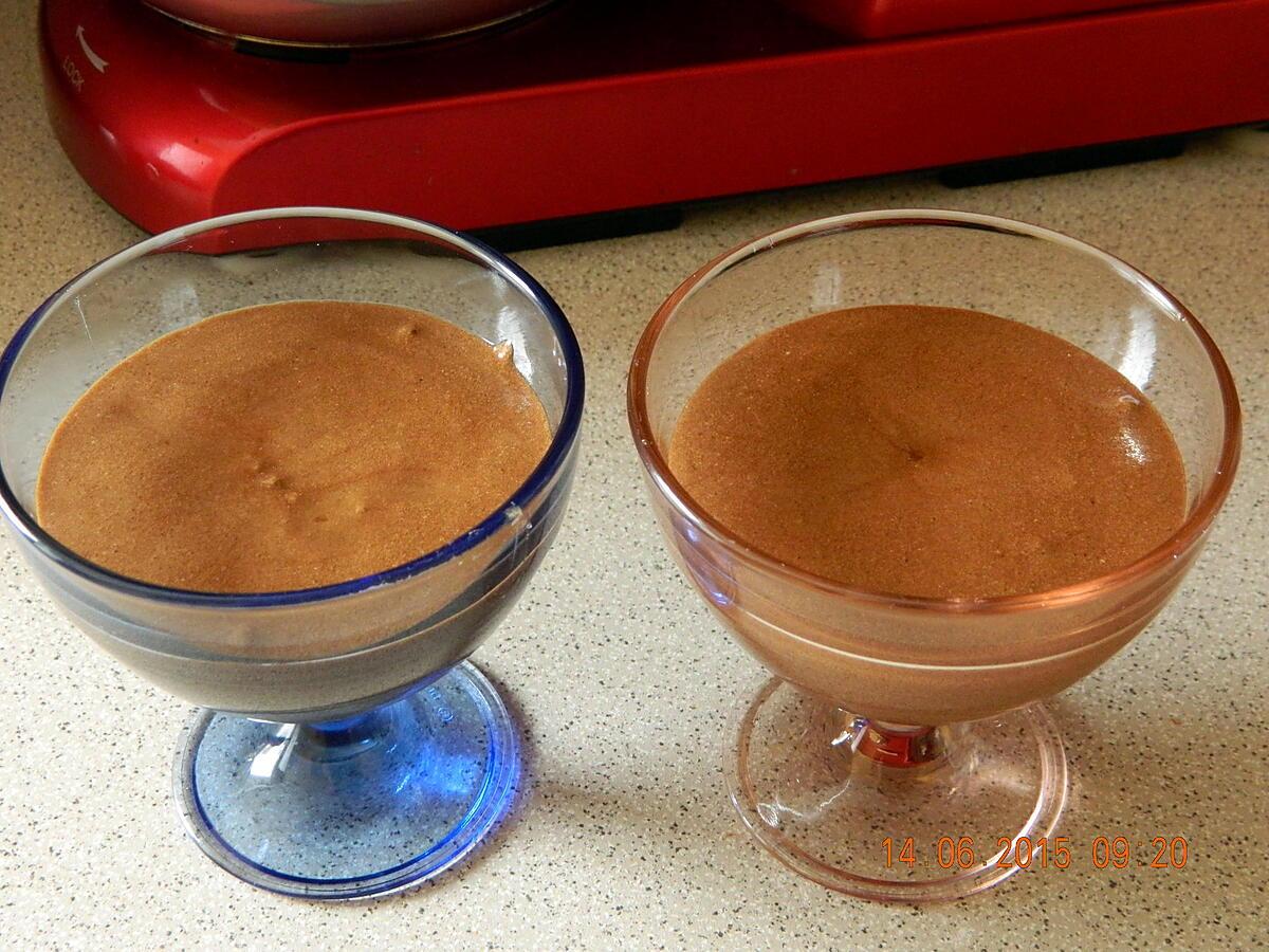 recette Mousse au chocolat légère