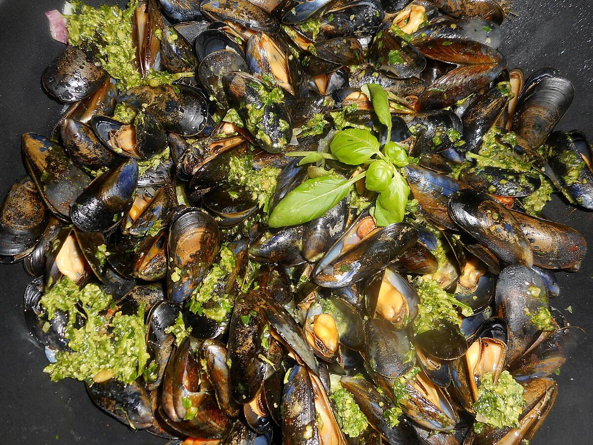 recette Moules au pistou