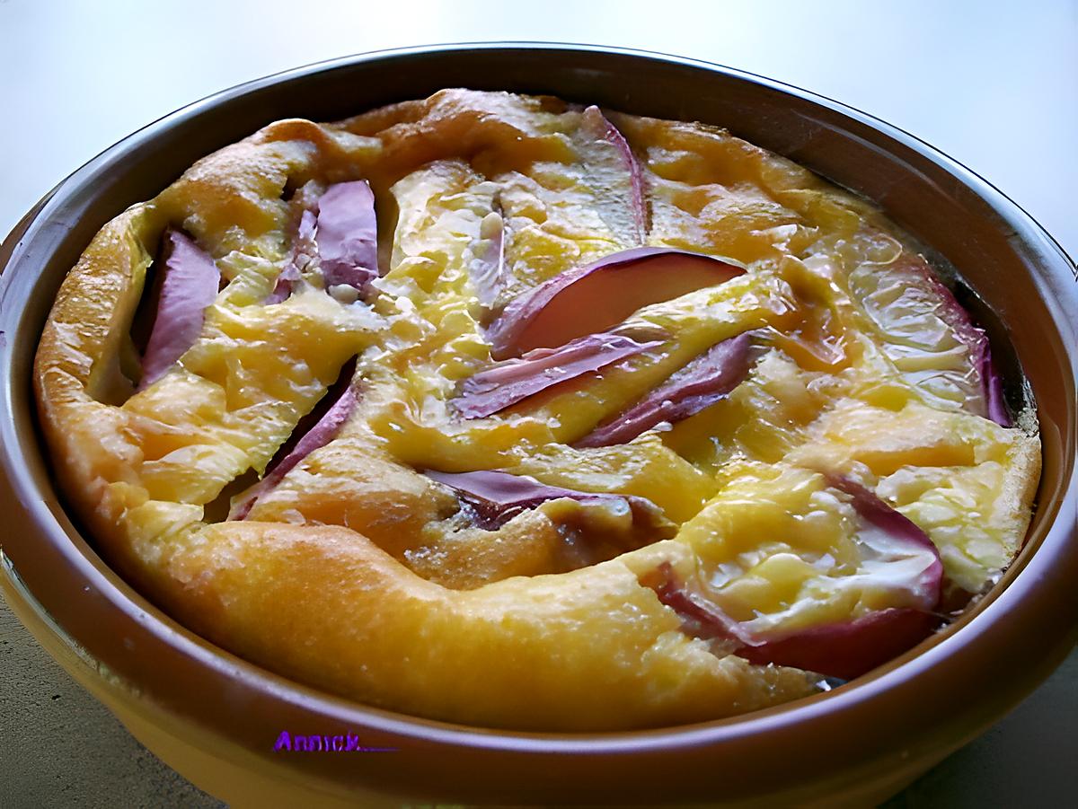 recette clafoutis aux nectarines