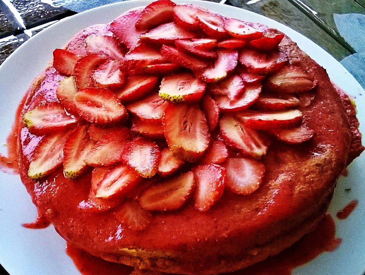 recette gateau de savoie aux fraises