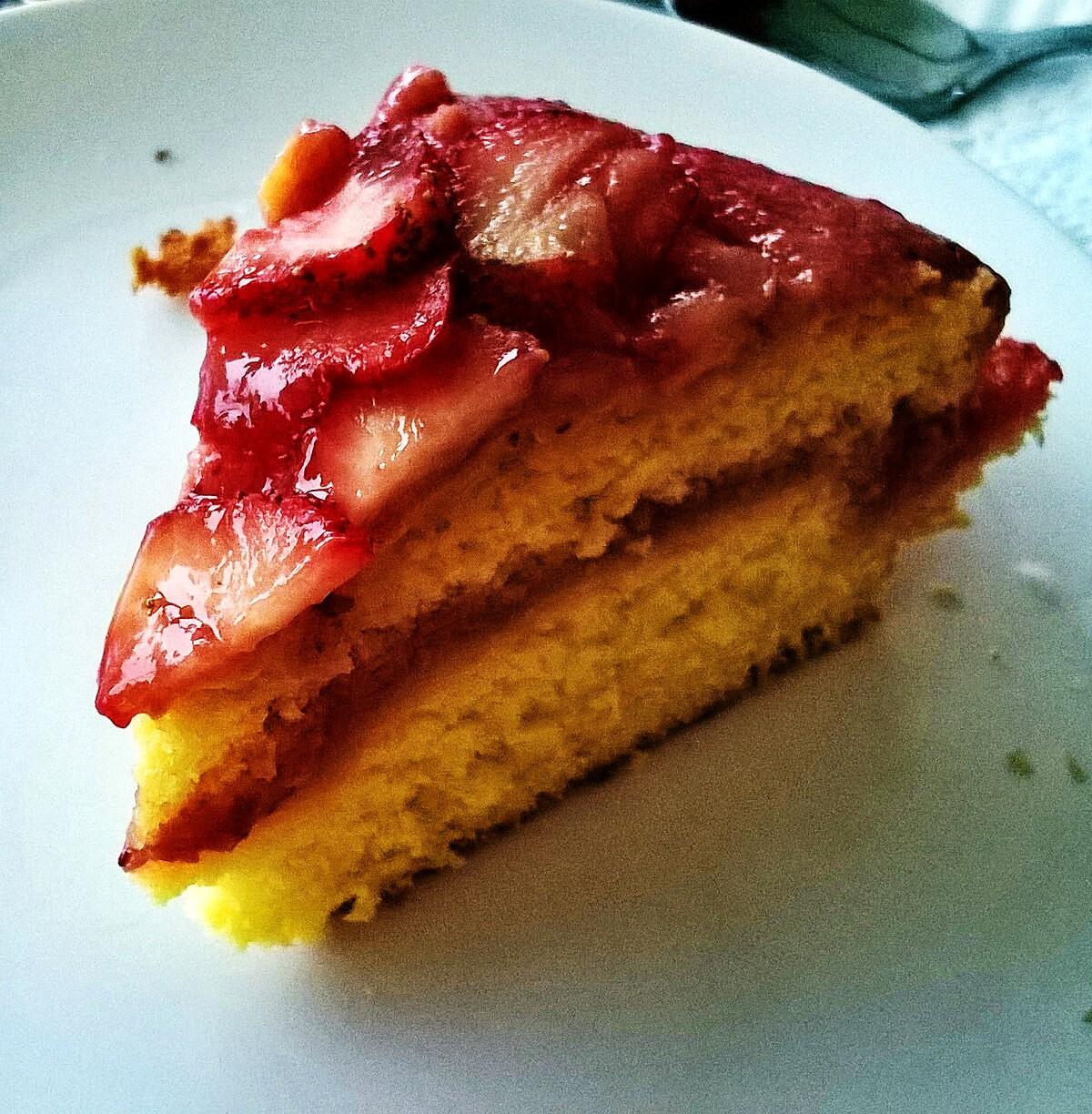 recette gateau de savoie aux fraises