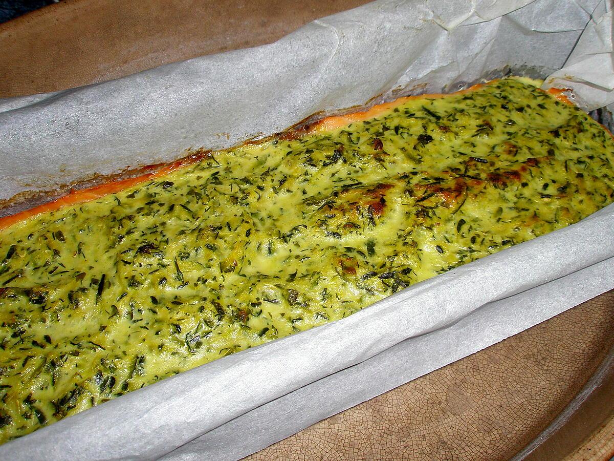 recette Terrine de courgettes au saumon fumé et aux herbes