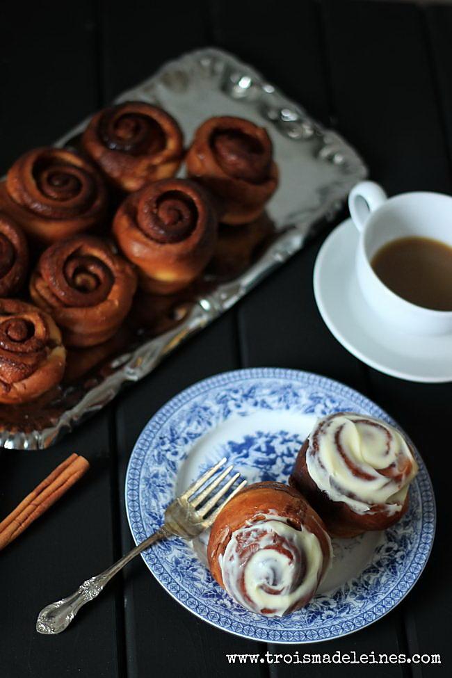 recette MUFFINS CINNAMON ROLLS AU CHAI