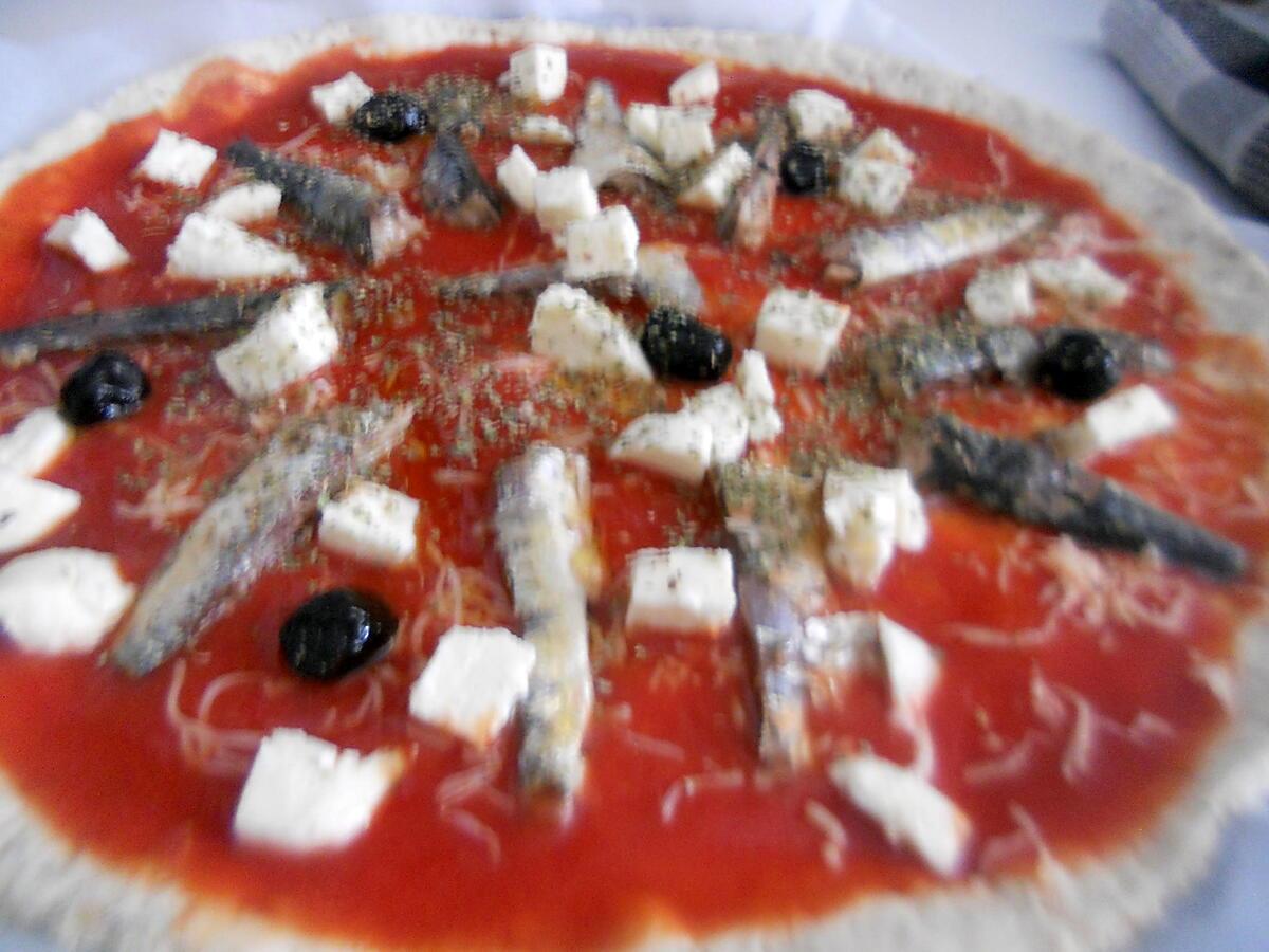 recette Pizza Italienne aux sardines