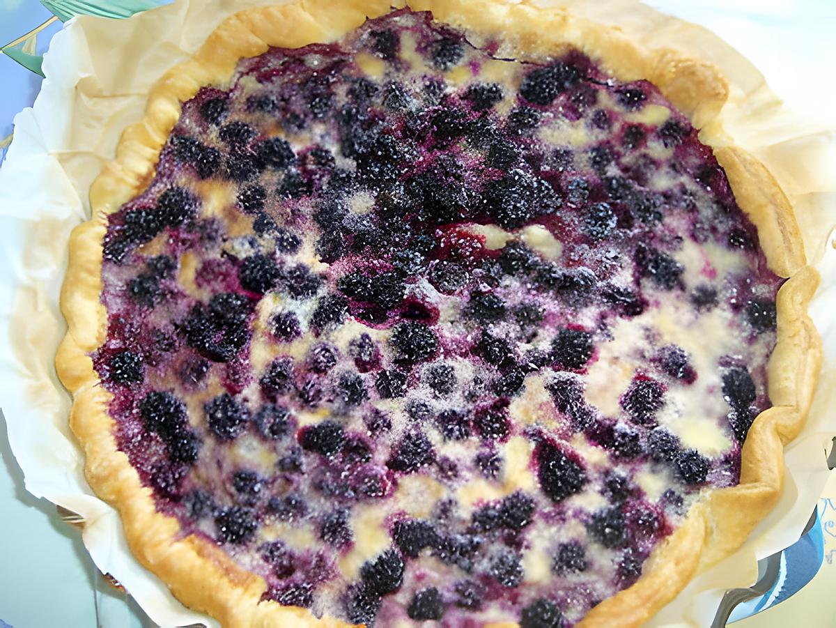 recette Tarte aux mûres....