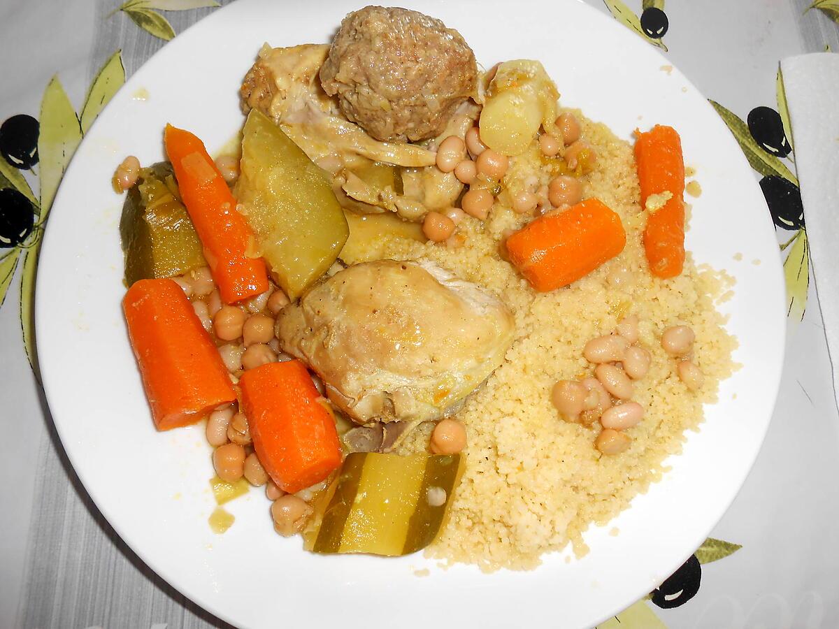 recette RAGOUT MIXTE DE VIANDES AUX PETITS LEGUMES (genre couscous)