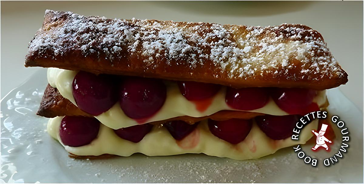 recette Mille feuille à la cerise