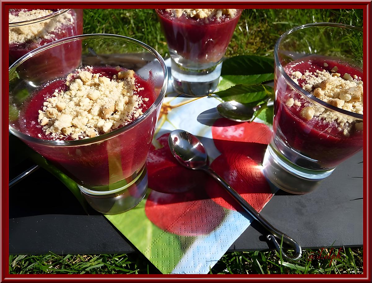 recette Gelée de cerises en verrine