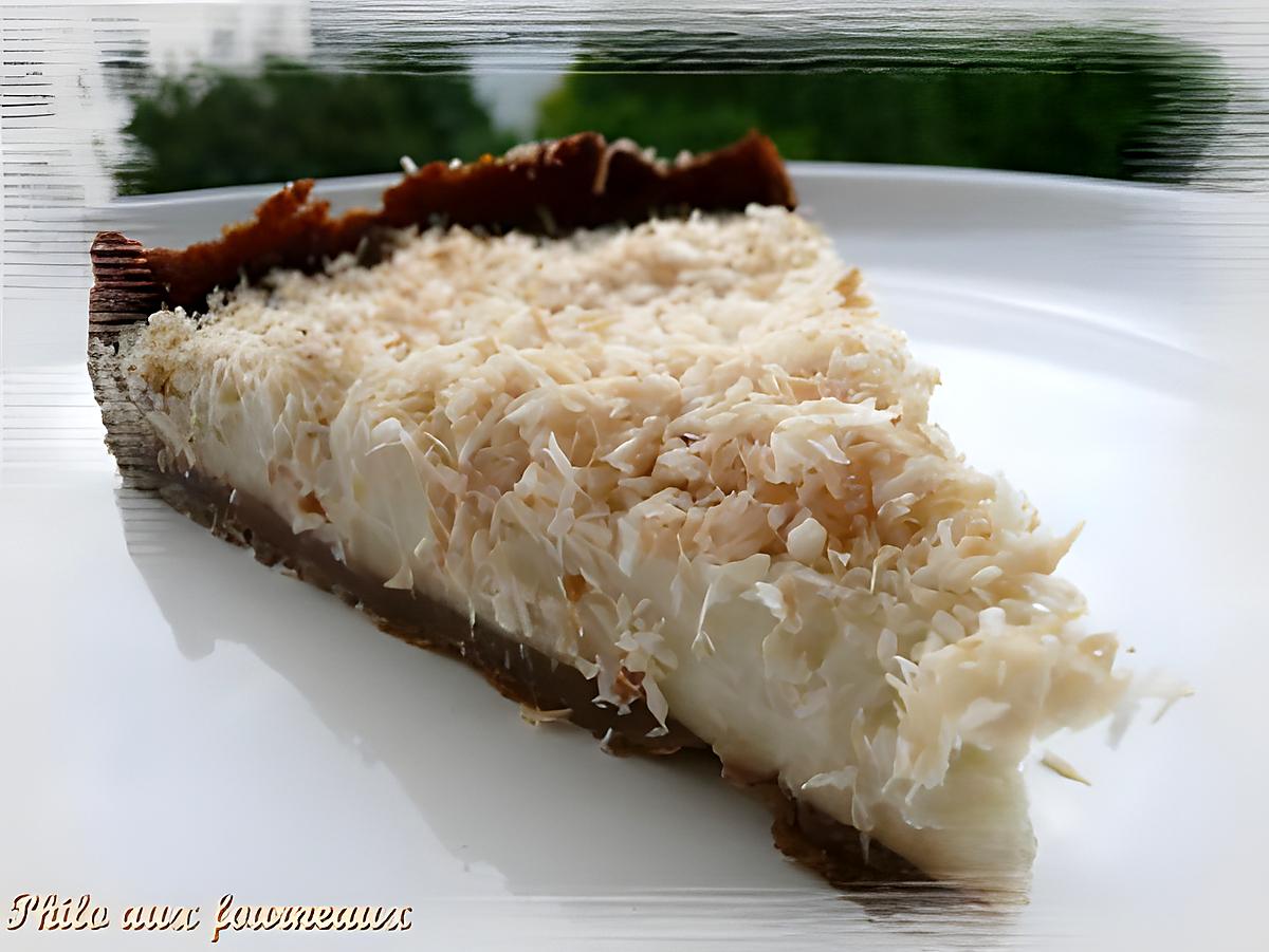 recette Tarte à la noix de coco grillée