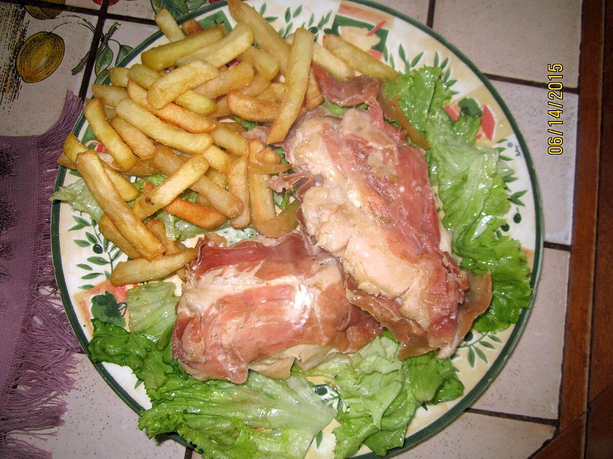 recette Filets de poulet , coeurs de féta en robe de jambon de Vendée