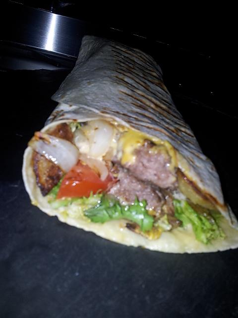 recette Wrap Americain