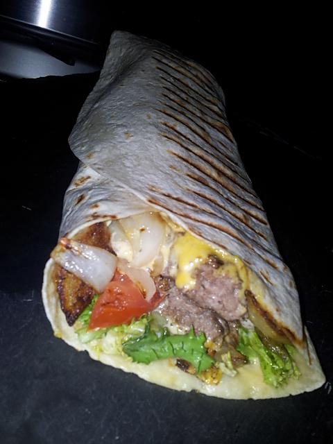 recette Wrap Americain