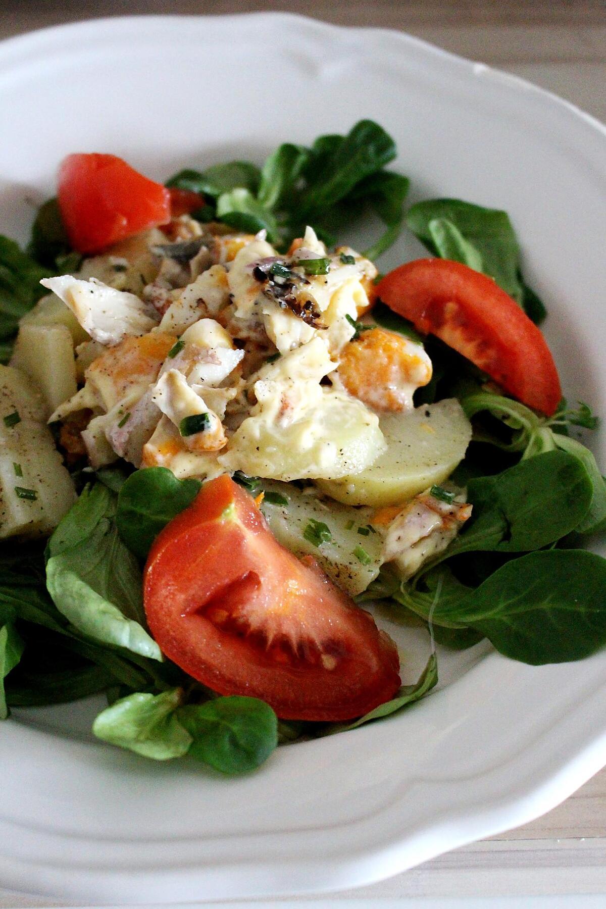 recette Salade de Haddock