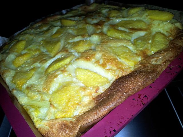 recette Clafoutis aux pêches