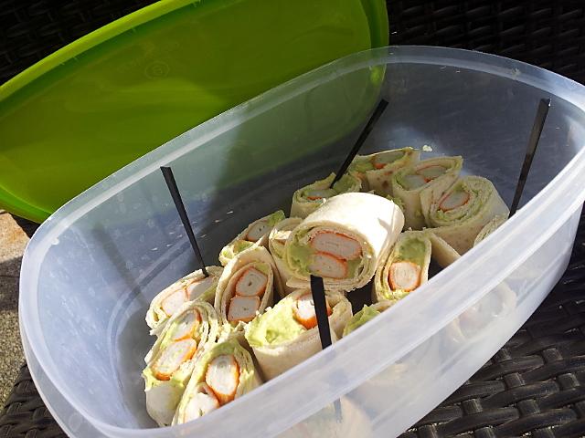 recette Maki de Wrap pique-nique au surimi et avocat