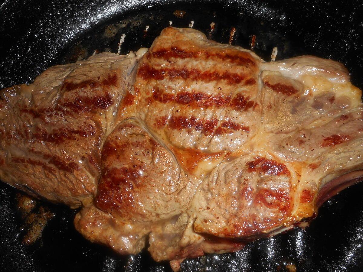 recette Cote de boeuf grillée bonne femme