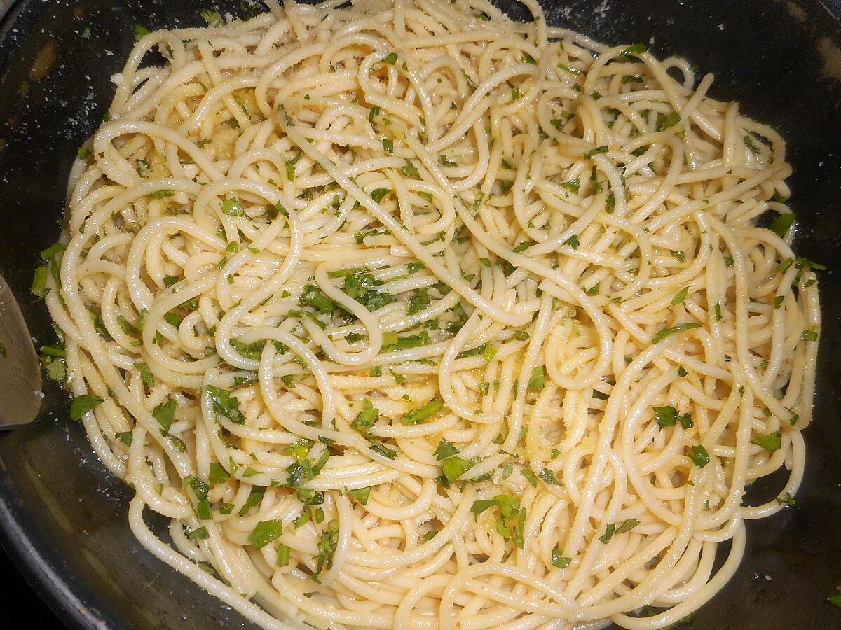 recette Spaghetti au basilic